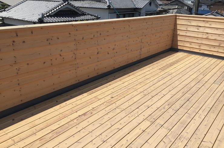 T様邸バルコニー